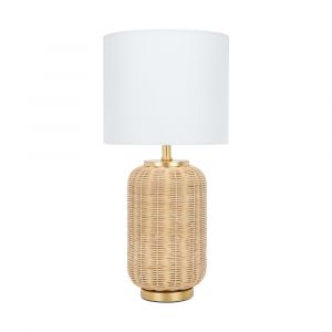 Đèn Bàn Mây MELDA Màu Gỗ W30.5xD61xH30.5Cm