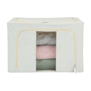 Hộp Đựng Quần Áo Sợi Tổng Hợp KEPT Màu Be W40xD50xH25Cm