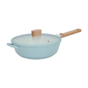 Chảo Chống Dính Nhôm Đúc CHANDO Màu Xanh Lá W28xD28xH9Cm