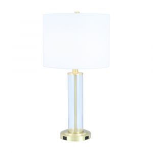 Đèn Bàn Hợp Kim HIRA Màu Trắng W30xD30xH56Cm