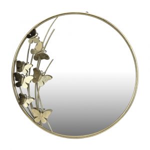 Gương Treo Tường Kính BATINA Màu Vàng Kim W68.5xD68.5xH5Cm