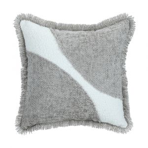 BOHO Cushion 45x45cm GY/WT