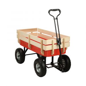 Xe Đẩy Đa Năng Gỗ/Sắt TRUCKA Màu Gỗ W152xD50xH67Cm