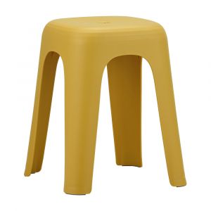 STURDY PP Plastic Bath Chair Yellow Color W37xD37xH45 Cm