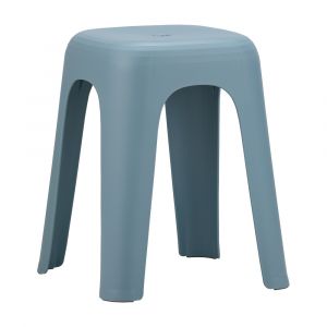 STURDY PP Plastic Bath Chair Light Blue Color W37xD37xH45 Cm