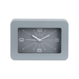 DUNGO Plastic Alarm Clock Gray Color W18xD4.8xH12.5 Cm