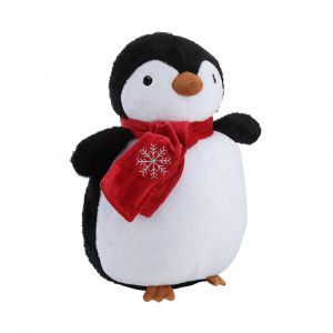 LET IT SNOW-PENGUIN Polyester Cushion Multicolor W25xD25xH40 Cm