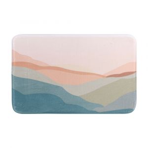 WARRIOR Polyester Bath Mat Multicolor W45xD70xH1.5Cm