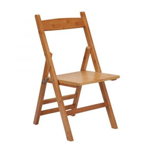 MINITO Bamboo Folding Chair Natural Wood W38xD40xH72 Cm