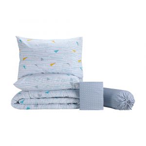Bộ Ga Sợi Tổng Hợp GRAFF Màu Trắng W185xD200xH30Cm