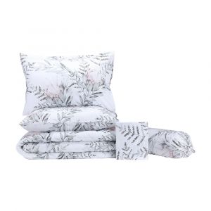 Bộ Ga Sợi Tổng Hợp BOG-BECKY Màu Trắng W185xD200xH24Cm