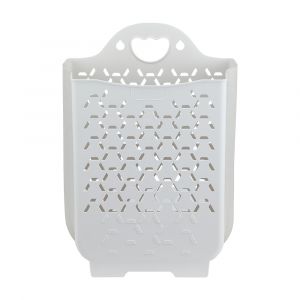 TABBY PP Plastic Laundry Basket White W35.5xD25.5xH48 Cm