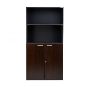 Tủ Kệ Trang Trí Gỗ Công Nghiệp ALBA Màu Nâu W80xD40xH160Cm