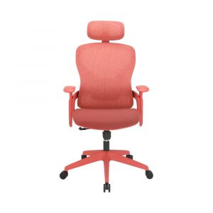 SILAS Ergonomic Chair Synthetic Fiber Red W65xD65xH116.5Cm