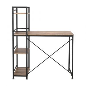 Bàn Làm Việc Gỗ Công Nghiệp CONNER Màu Nâu W100xD50xH120Cm