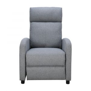 Sofa Thư Giãn Vải FLINT Màu Xám W66xD88xH100Cm