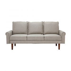 Sofa vải 3 chỗ FELIX màu xám
