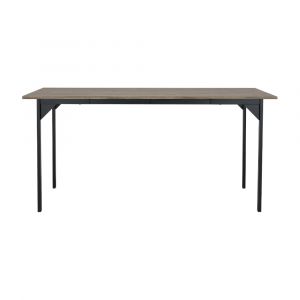 Bàn Ăn Gỗ Công Nghiệp WESLEY Màu Nâu W160xD80xH75Cm