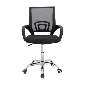 Ghế Văn Phòng Sợi Tổng Hợp DARBY Màu Đen W49xD48xH87Cm