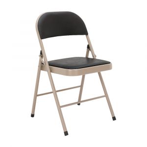 Ghế Ăn Gấp Gọn Da PVC BEST Màu Đen W45xD46xH76Cm