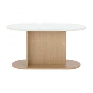 Bàn Cà Phê Mia 80Cm (Oval) Màu Gỗ Sồi