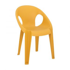 Ghế Ăn Nhựa PP FOSTER Màu Vàng W54xD54xH79Cm