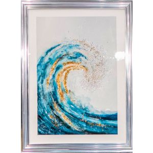 Tranh Nhựa PS WAVEVIVA Nhiều Màu W81.5xD3.5xH62Cm