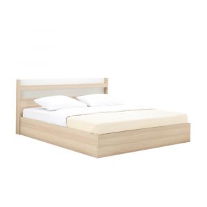 Giường Ngủ 1m8x2m CHAMP màu gỗ sáng