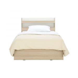 Champ Bed 3.5 Ft Light Wood