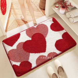 Heart Bathroom Rug