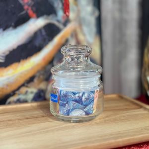 Pop Jar Glass 325ml with Glass Lid