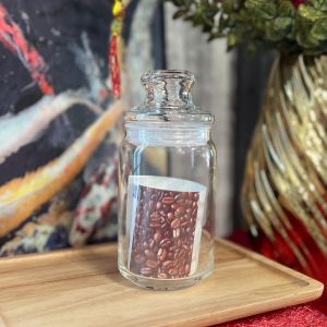 Pop Jar Glass 750ml with Glass Lid