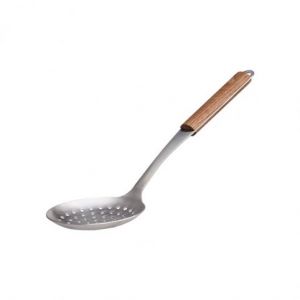 RECIPE Skimmer Stainless steel/ Walnut Dark brown L33.5