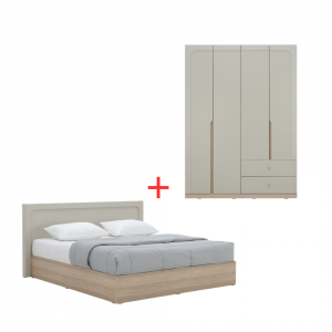 COMBO Giường + Tủ Quần Áo MELBOURNE 6FT