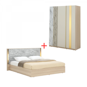COMBO Giường + Tủ Quần Áo VALUX 3C 5FT