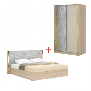 COMBO Giường + Tủ Quần Áo VALUX TN 5FT