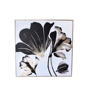 Tranh Vải Canvas MYS M&agrave;u V&agrave;ng Kim W60xD2.5xH60Cm