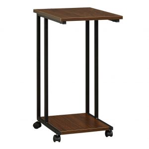 STUDENT Coffee table MFC/ Metal Brown/ Black D40xW30xH60