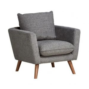 CONNEMARA Armchair Polyester Grey D80xW75xH60/77