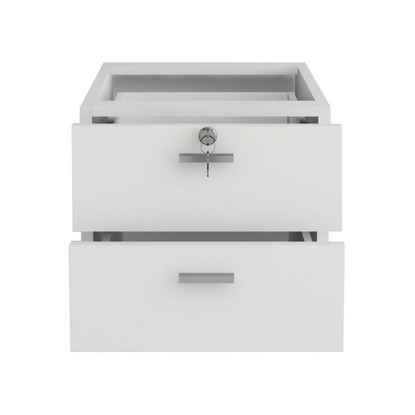 Ngăn Tủ Treo Gỗ MDF VECTRA Màu Trắng
