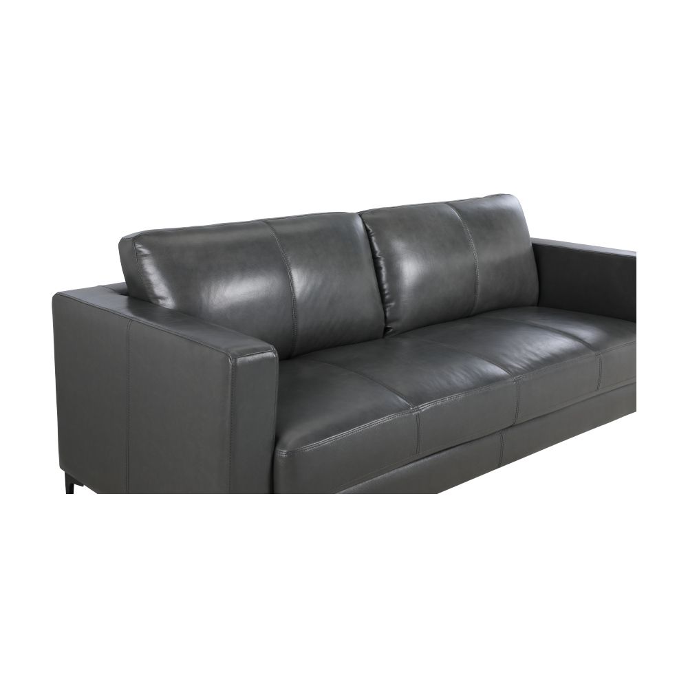 Ảnh cận của Sofa Băng Da thật ESPRESSO Màu Xám