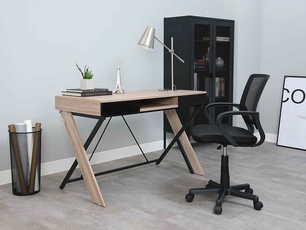 Bàn Làm Việc Gỗ Công Nghiệp TULEN Màu Gỗ