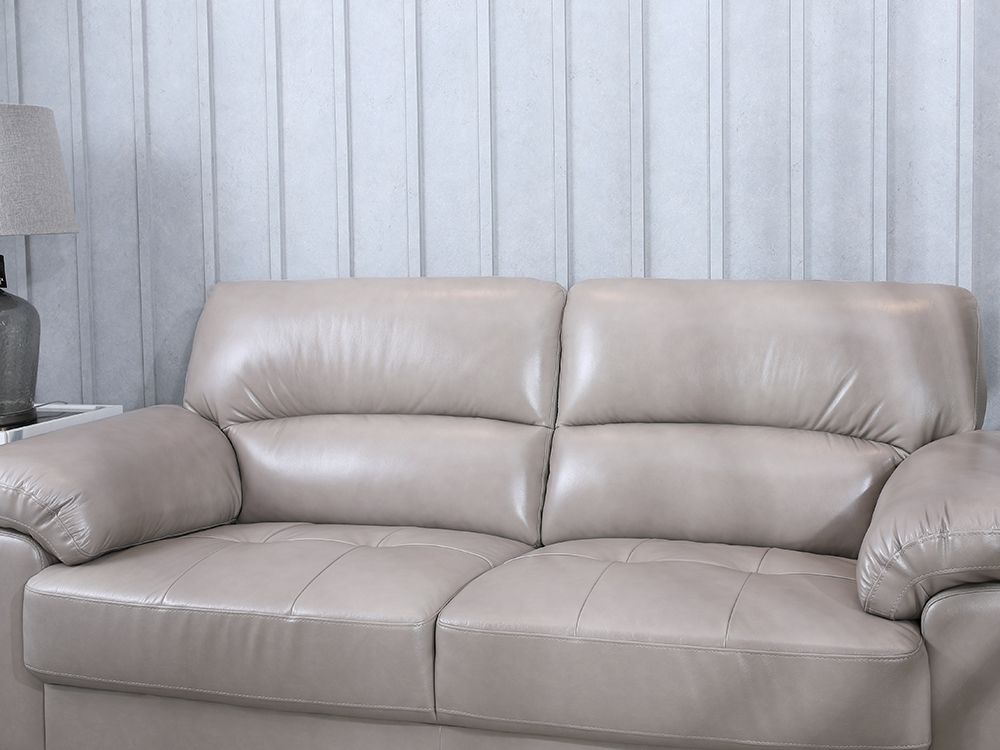 Ảnh của Sofa Băng Da thật MORETTO Màu Xám