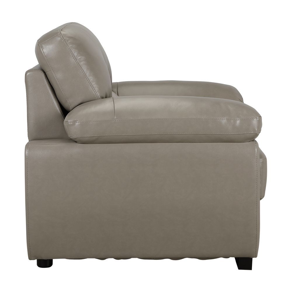 Ảnh của Sofa Băng Da thật MORETTO Màu Xám