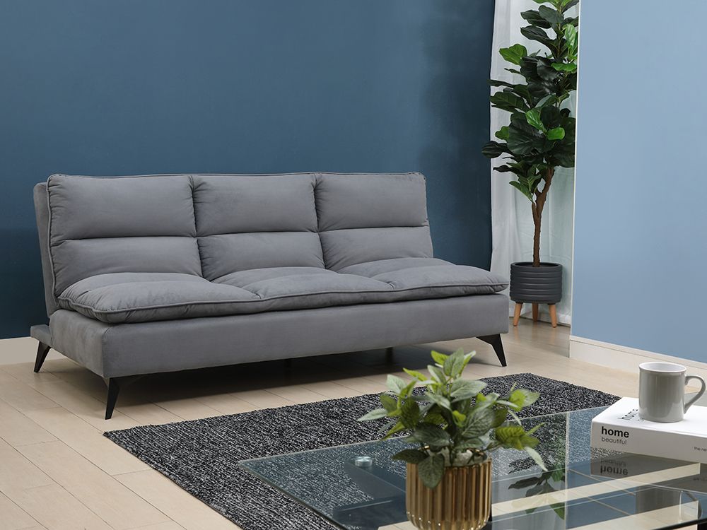 Sofa Giường Polyester HENDRIK Màu Xám 