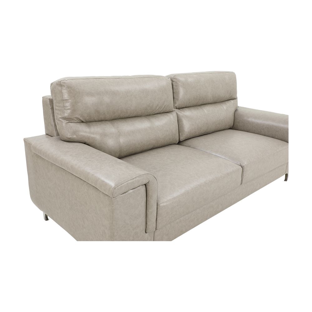 Ảnh chụp góc trái của Sofa Băng Da PVC BRONCO Màu Xám