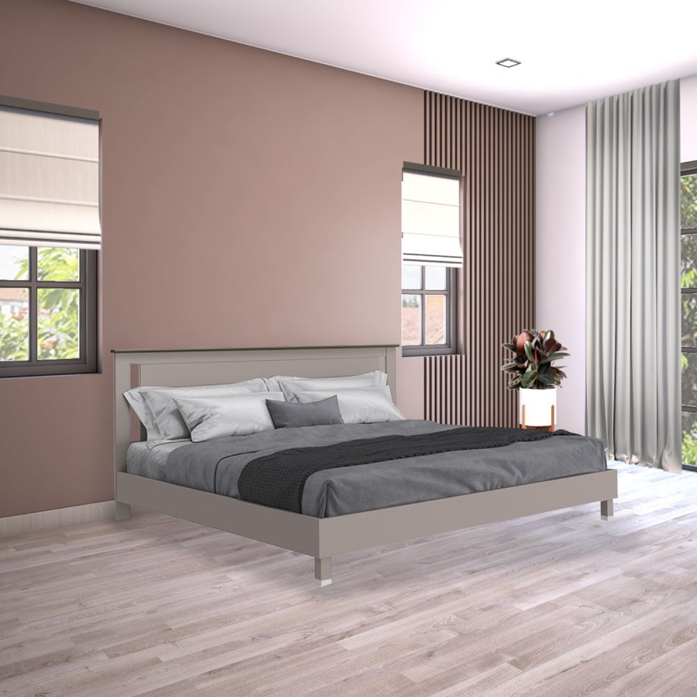 Giường Ngủ Gỗ Công Nghiệp ROME Màu Olvantin