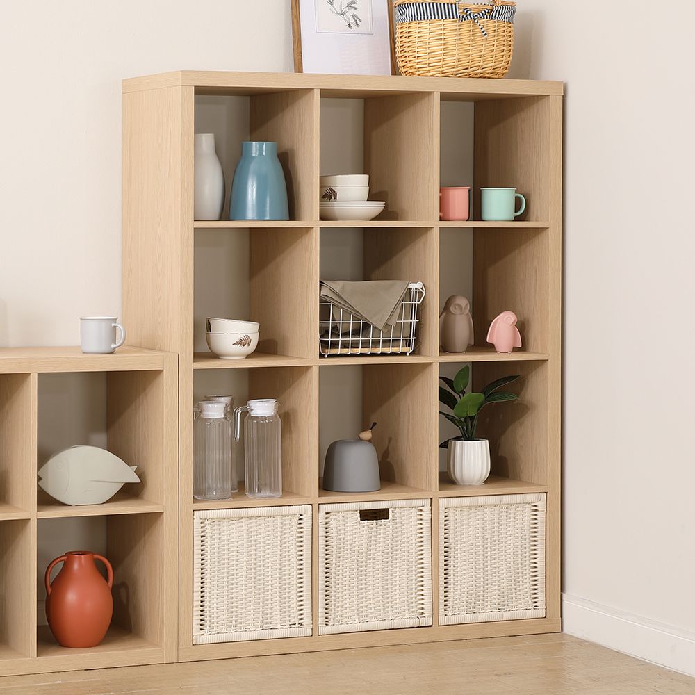 Kệ Đa Năng Gỗ MDF BLOCS SHELF Màu Gỗ Sồi Sáng