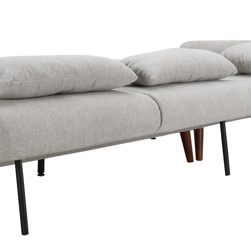 Sofa Giường Polyester HANA Màu Xám