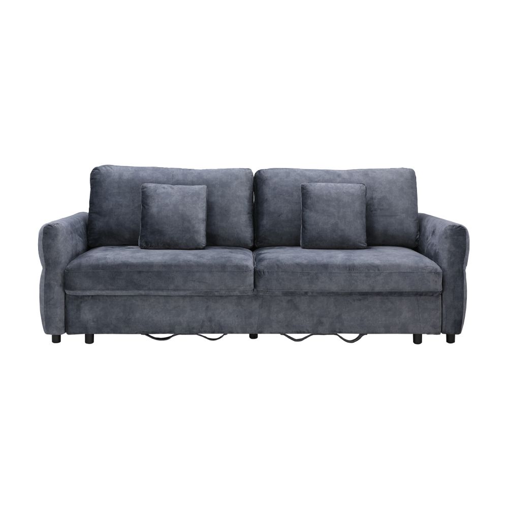 Sofa Giường Polyester DARBY Màu Xám